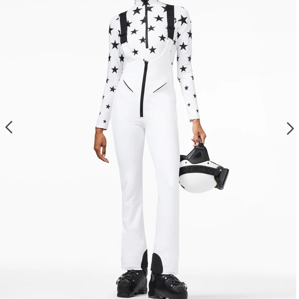 Goldbergh phoebe salopette ski suit white